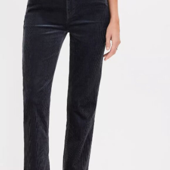 LOFT Brand Women’s Coastal Grey Straight Corduroy Pants Size 28 NWT - Picture 2 of 3